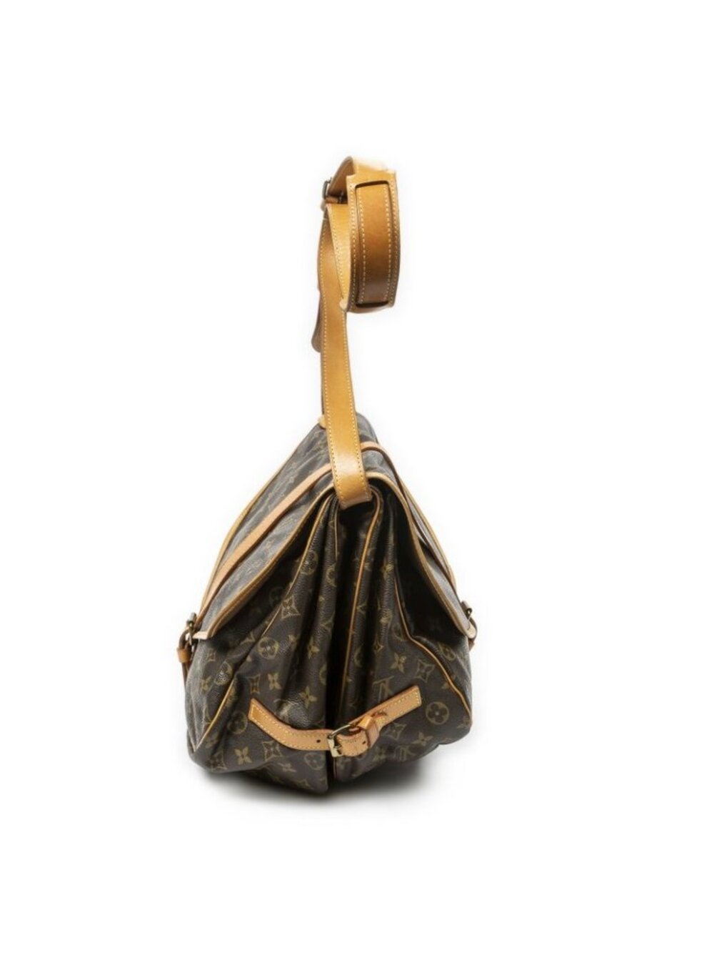 Louis Vuitton Saumur Brown Monogram Canvas - Picture 3 of 10